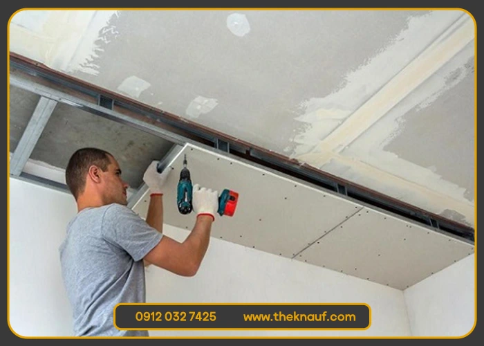 آموزش اجرای بتونه روی پانل بوردکس