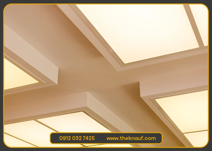 فاصله نامناسب پیچها و اتصالات در نصب کناف