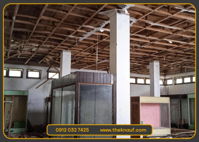 راهکارهای جلوگیری از ریزش سقف کناف