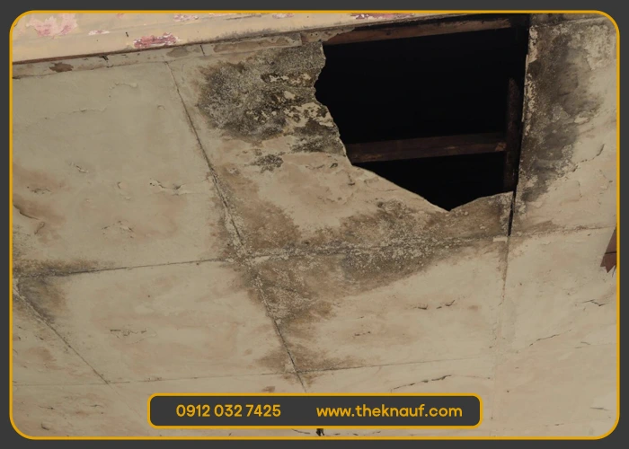 دلایل اصلی ریزش سقف کناف