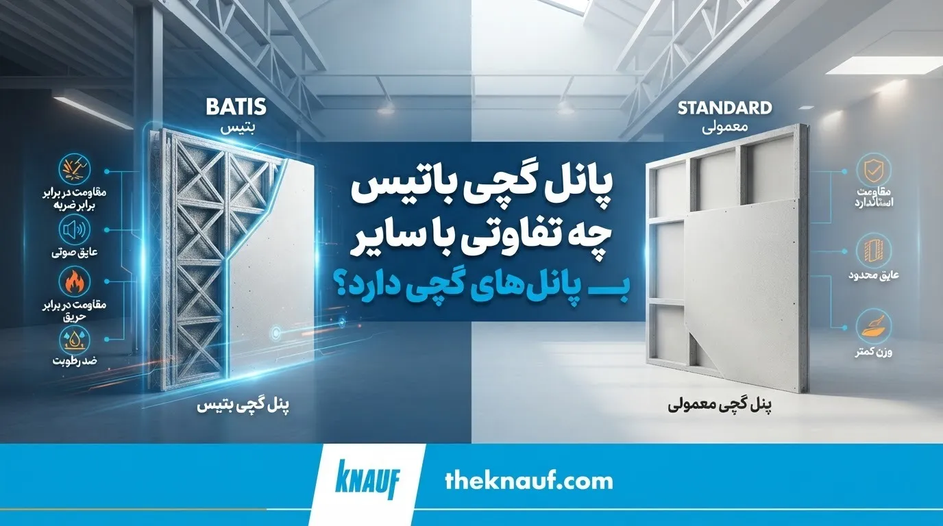 پانل گچی باتیس چه تفاوتی با سایر پانل‌های گچی دارد؟