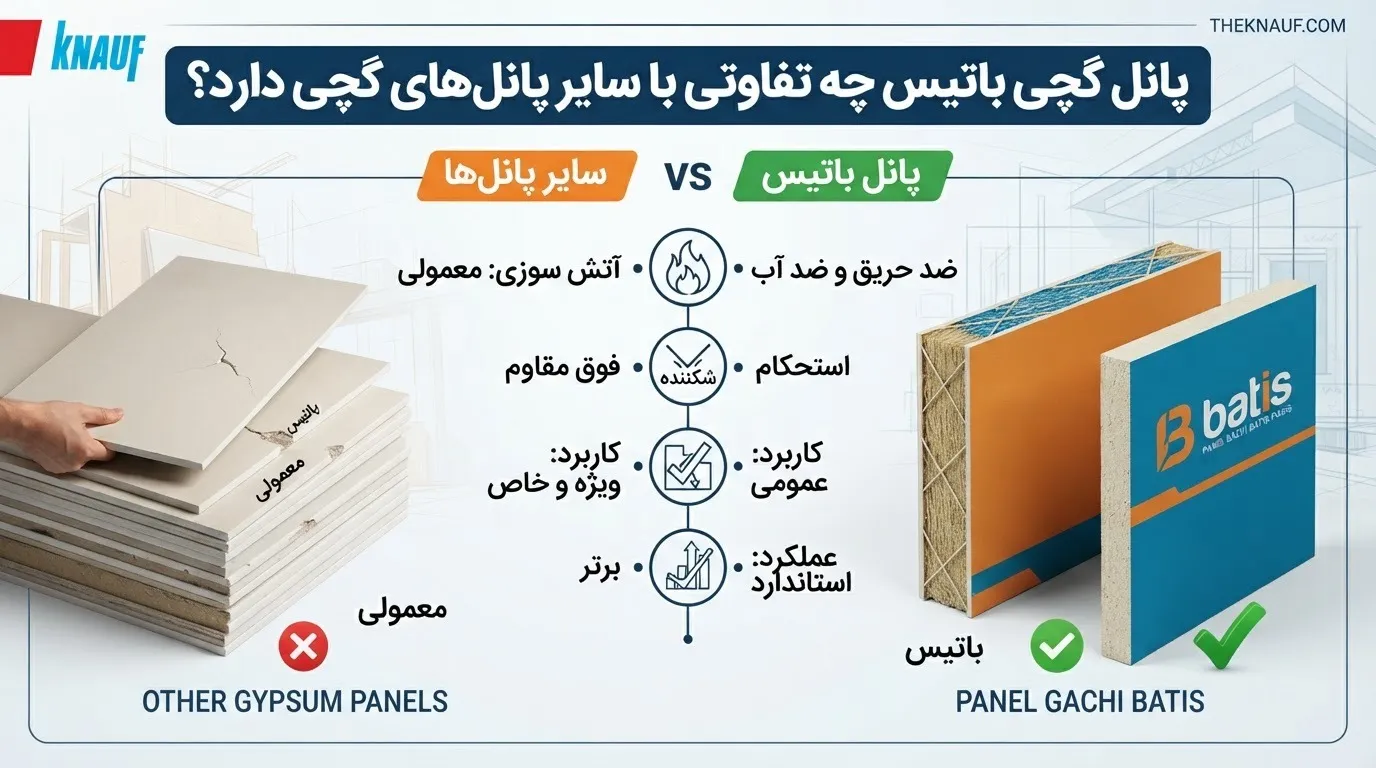 پانل گچی باتیس