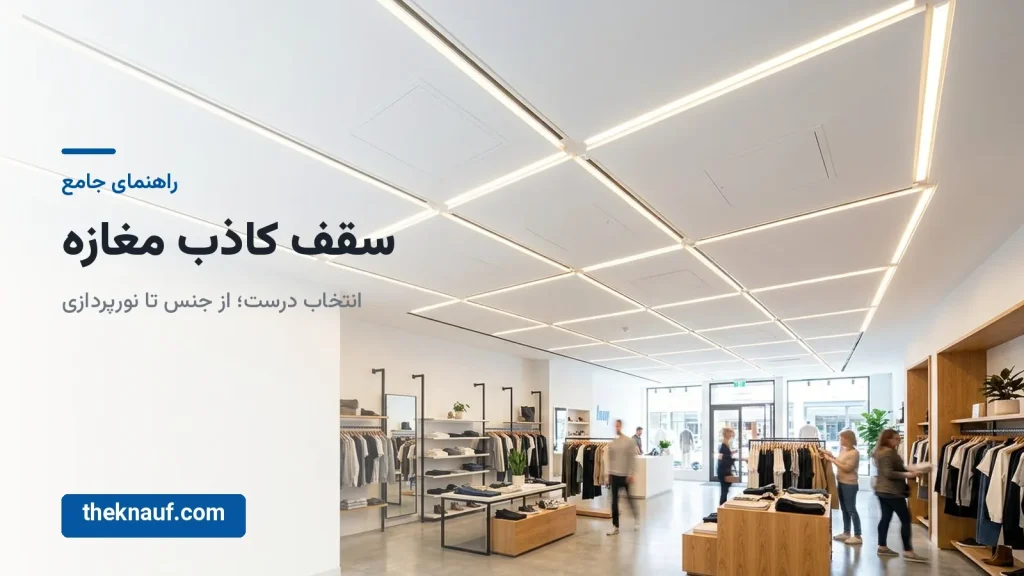 راهنمای جامع انتخاب سقف کاذب مغازه؛ از طراحی تا اجرا