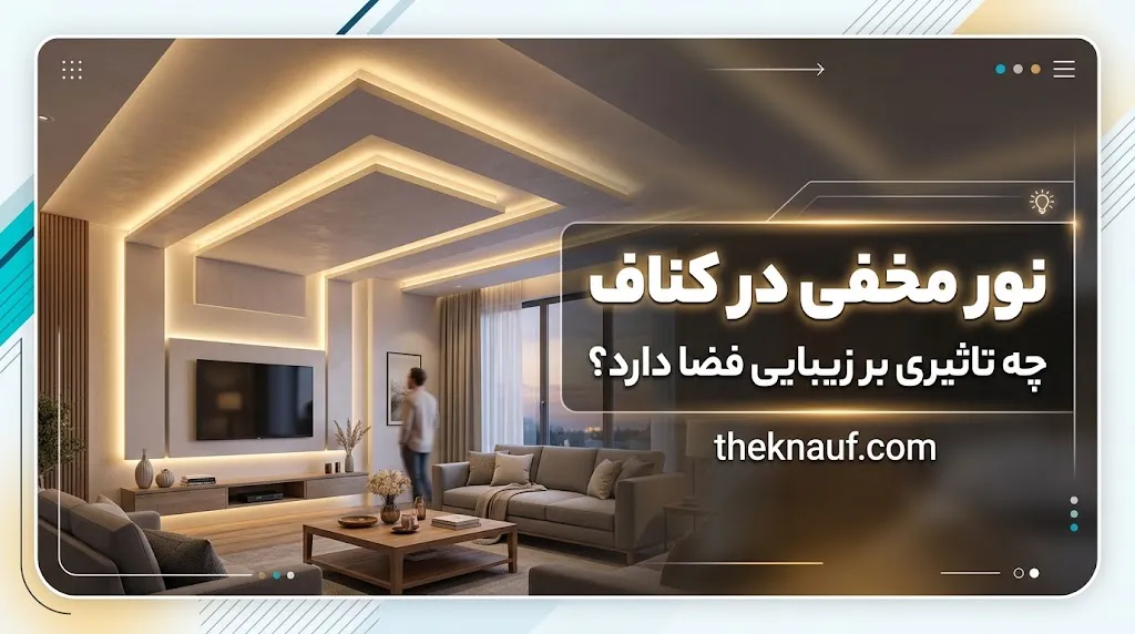 نور مخفی در کناف چه تاثیری بر زیبایی فضا دارد؟